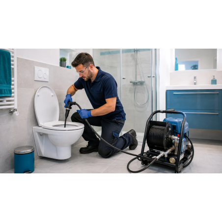 Débouchage WC haute pression