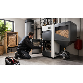 Entretien chaudière granulés de bois jusqu’à 45 kW | Cesatech