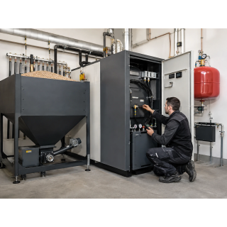 Entretien chaudière granulés +45 kW | Cesatech