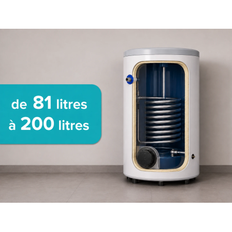 Détartrage préparateur d’eau chaude sanitaire de 81 à 200 litres